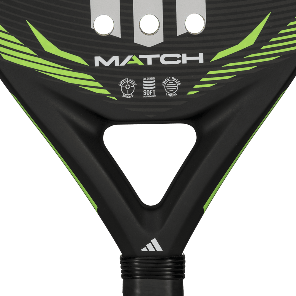Adidas Padel Racket Match Black/Lime 2026