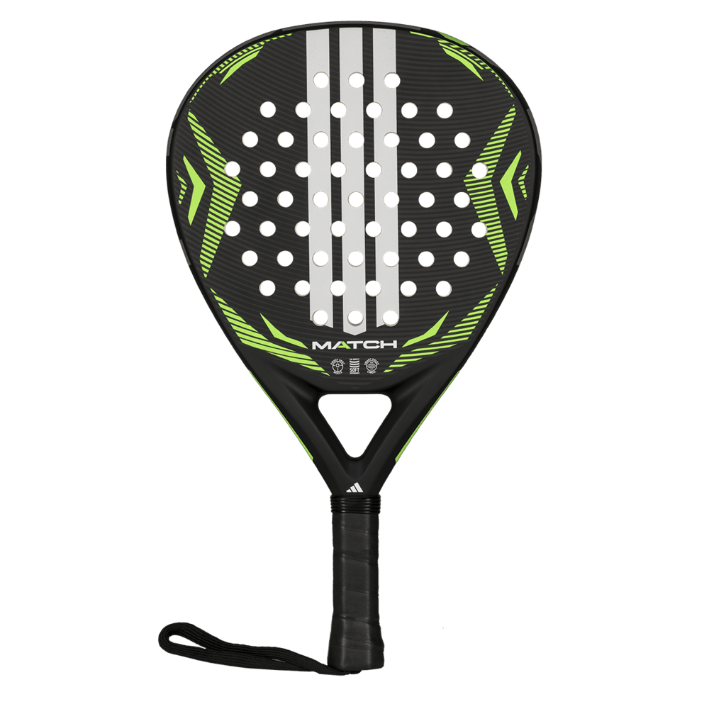 Adidas Padel Racket Match Black/Lime 2026